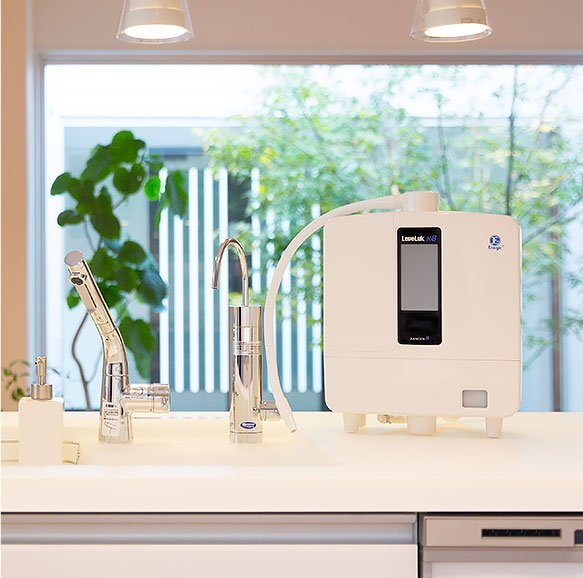 Enagic LeveLuk K8 Kangen Water ionizer in a modern healthy home